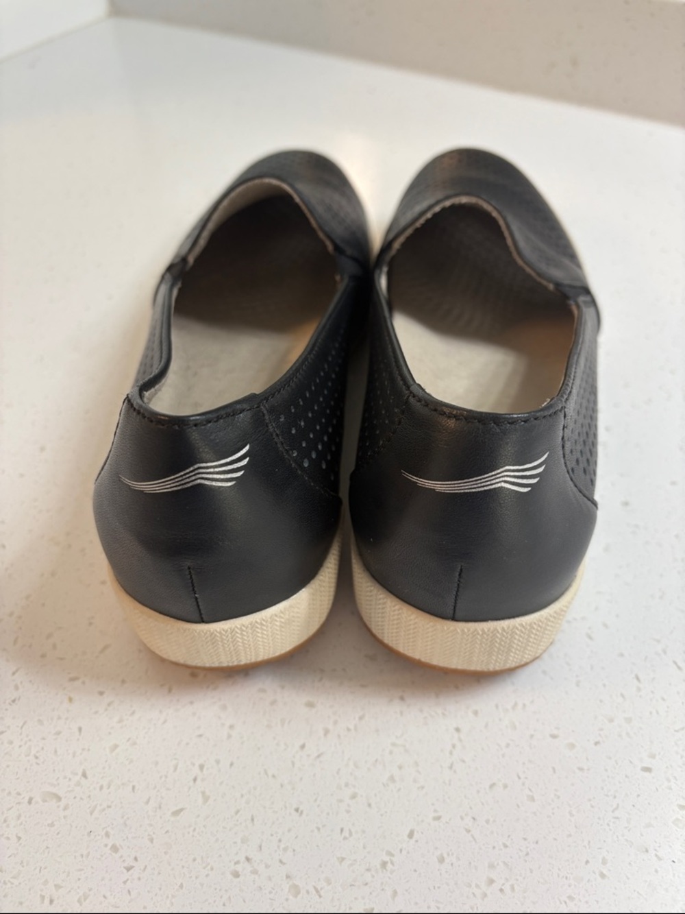 DANSKO - Odina Black Nappa Perforated Slip-On Sneakers Women’s Sz 38 - Picture 2 of 4